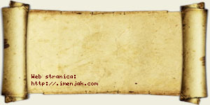 Sanja Galjak vizit kartica